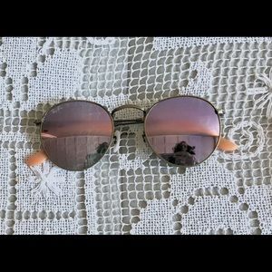 Ray Ban round Lilac sunglasses with case